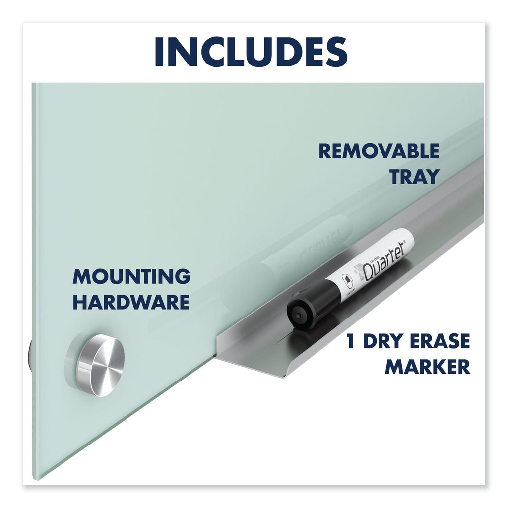 Quartet Infinity Glass Marker Board, Frosted, 48 x 36