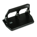 Master 40-Sheet Heavy-Duty Three-Hole Punch with Gel Padded Handle, 9/32" Holes, Black