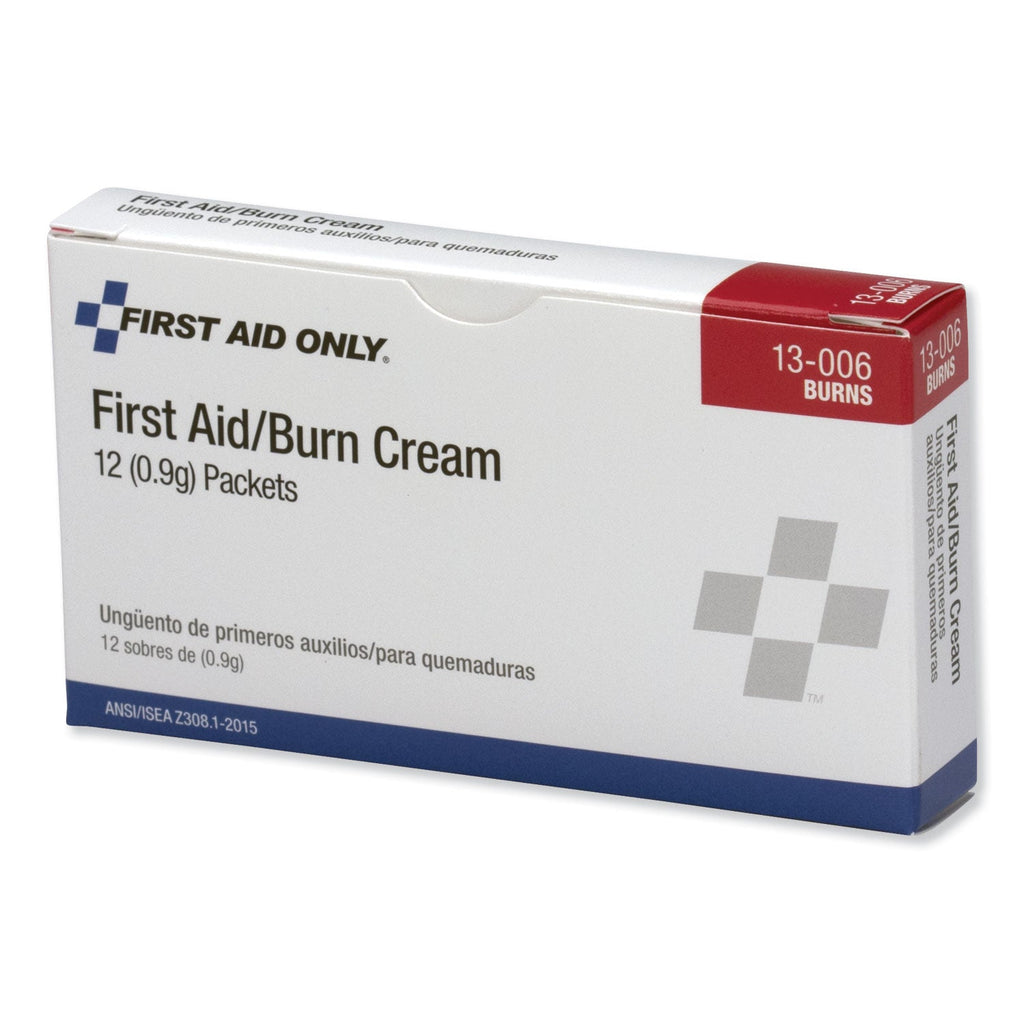 PhysiciansCare First Aid Kit Refill Burn Cream Packets, 0.1 g Packet, 12/Box