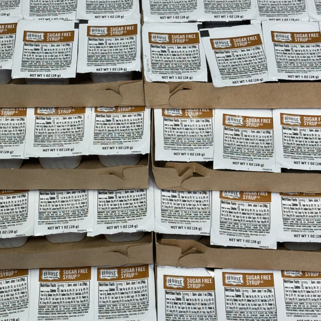 ZA@ HOUSE (200 PACK) Sugar Free Syrup Cups 1oz (New)