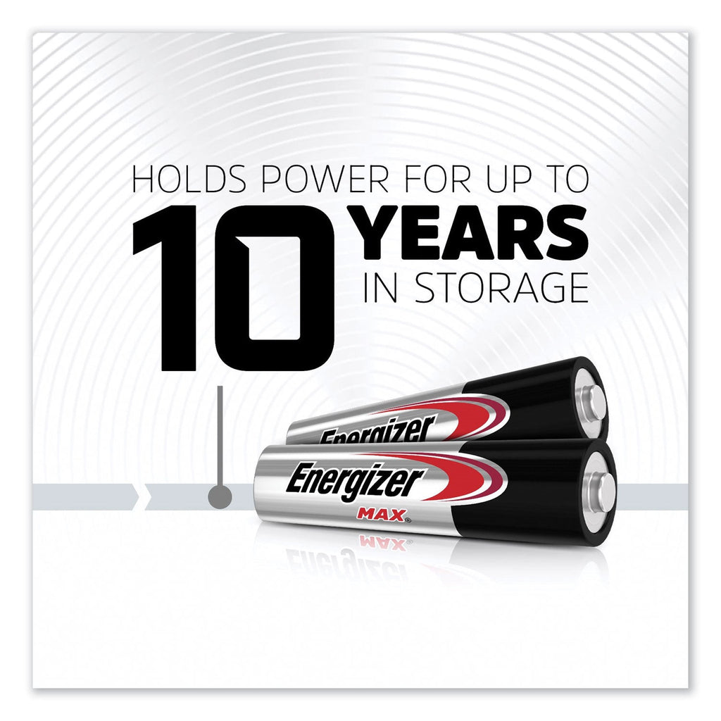 Energizer MAX Alkaline AAA Batteries, 1.5 V, 4/Pack