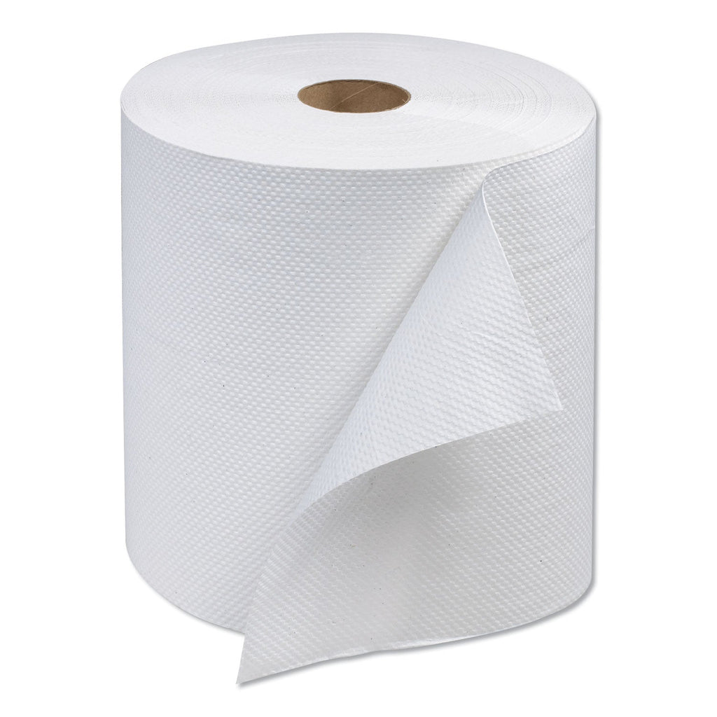 Tork Advanced Hardwound Roll Towel, 1-Ply, 7.88" x 600 ft, White, 12 Rolls/Carton