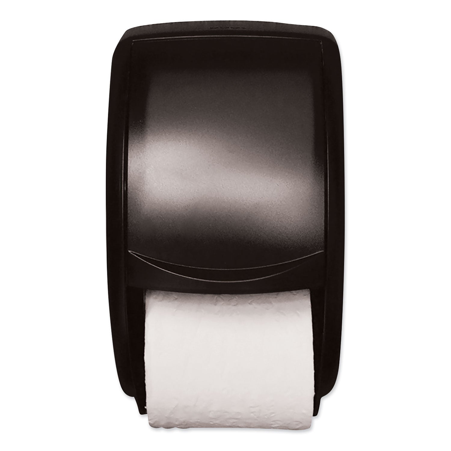 Tork Twin Standard Roll Bath Tissue Dispenser, 7.5 x 7 x 12.75, Smoke