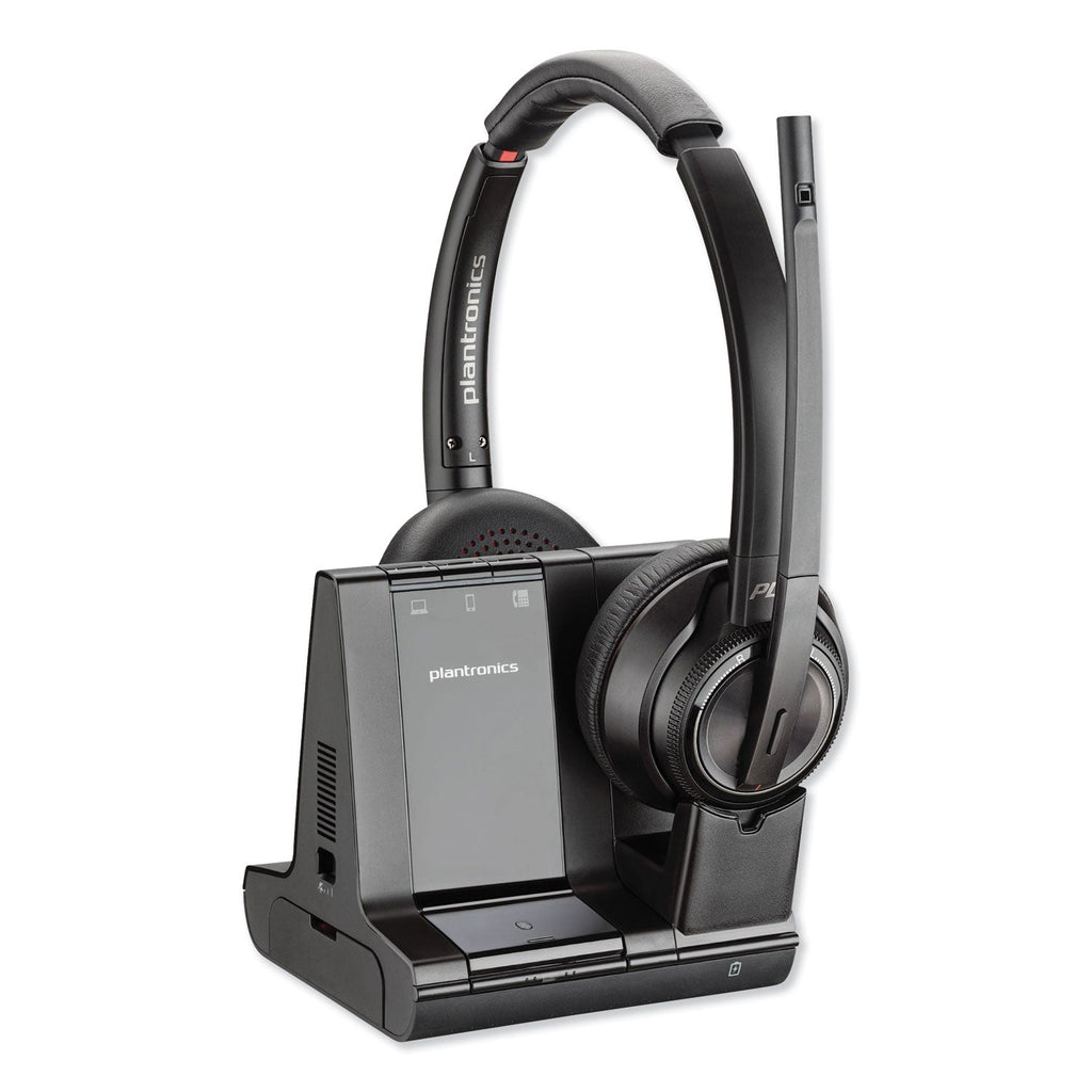 poly Savi W8220M Binaural Over-the-Head Headset