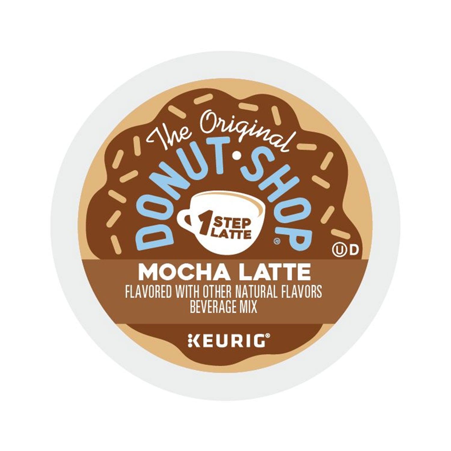 The Original Donut Shop Mocha One Step Latte, Vanilla, 20/Box