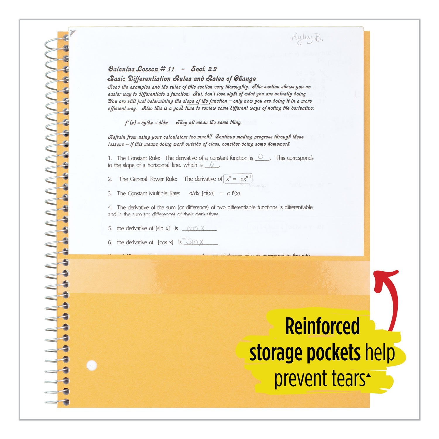 Five Star Wirebound Notebook, 3 Subject, Medium/College Rule, Randomly Assorted Covers, 11 x 8.5, 150 Sheets