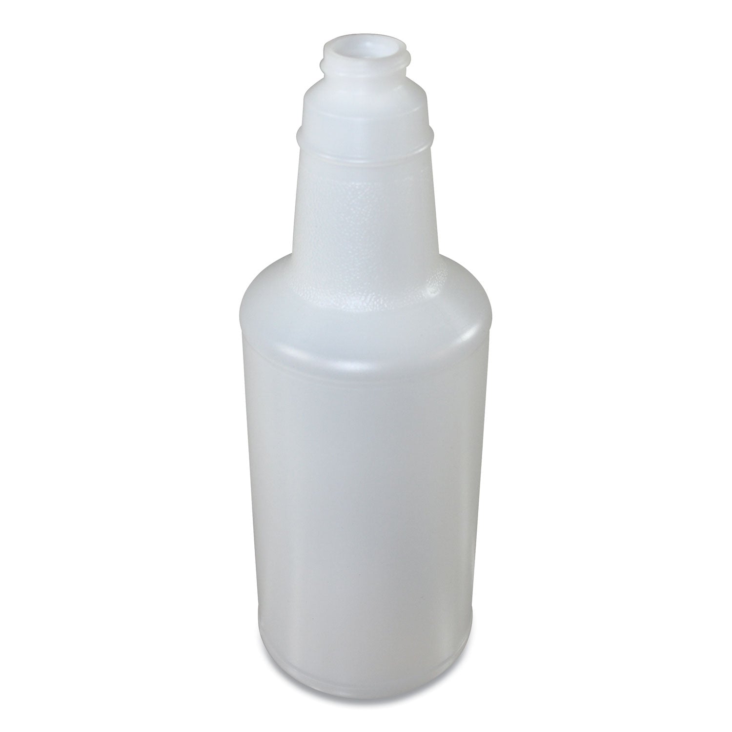 Impact Plastic Bottles with Graduations, 32 oz, Clear, 12/Carton