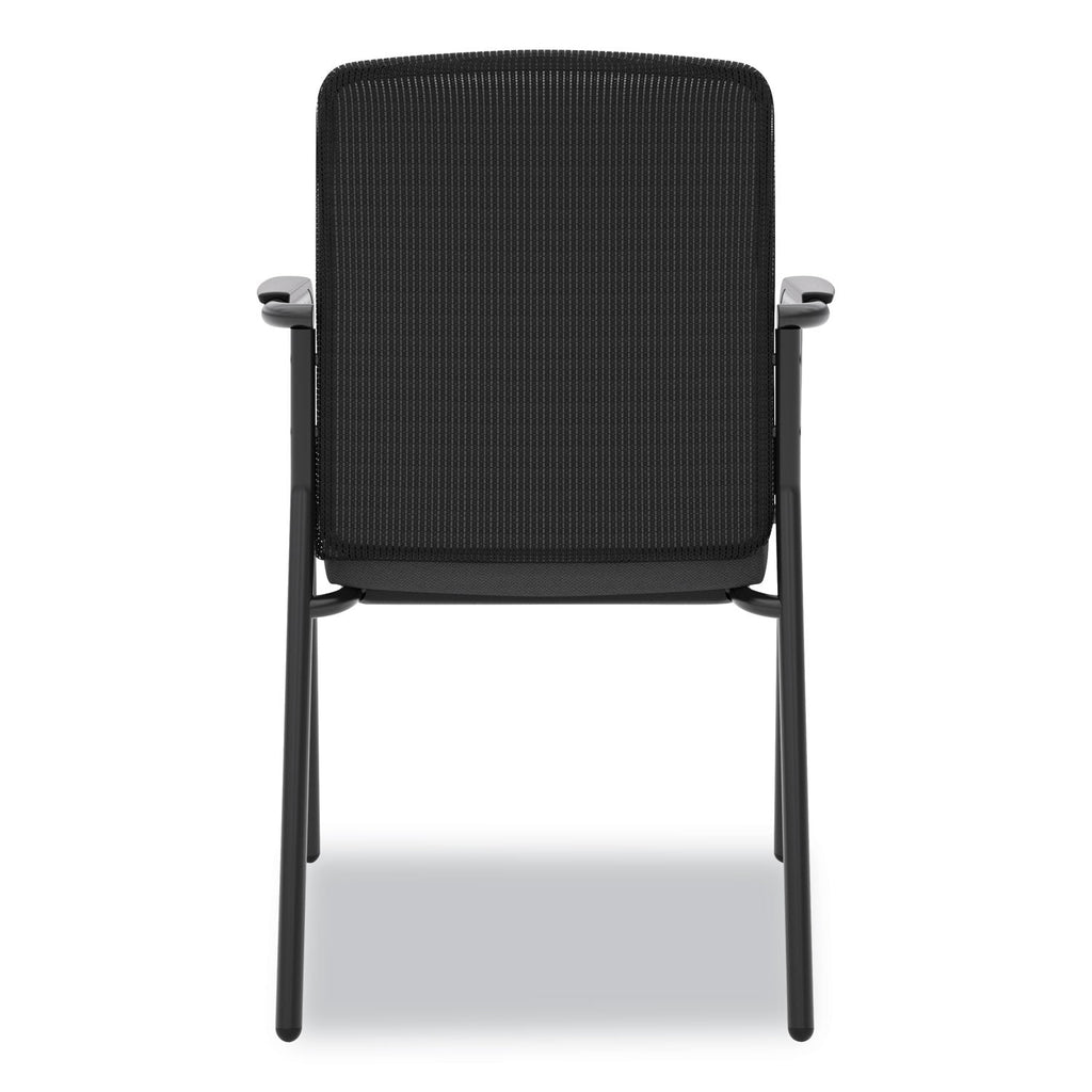 HON VL518 Mesh Back Multi-Purpose Chair with Arms, Supports Up to 250 lb, Black