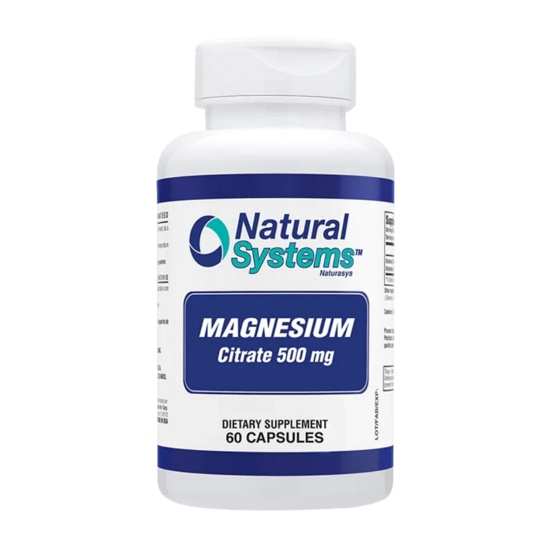 Natural Systems Magnesium Citrate 500mg (60 Capsules)