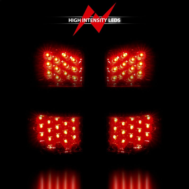 Anzo 2000-2006 Chevrolet Suburban LED Taillights Red/Clear