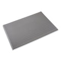 Crown Ribbed Vinyl Anti-Fatigue Mat, 24 x 36, Gray
