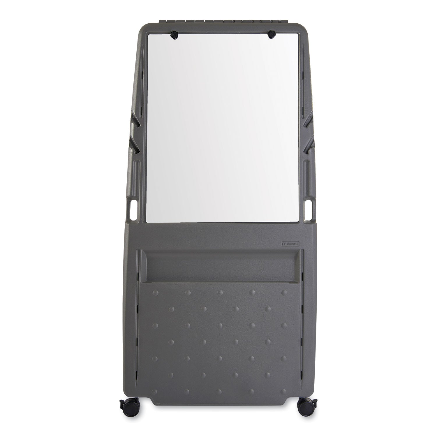 Iceberg Ingenuity Presentation Flipchart Easel with Dry Erase Surface, Resin Surface Frame, 33 x 28 x 73, Charcoal