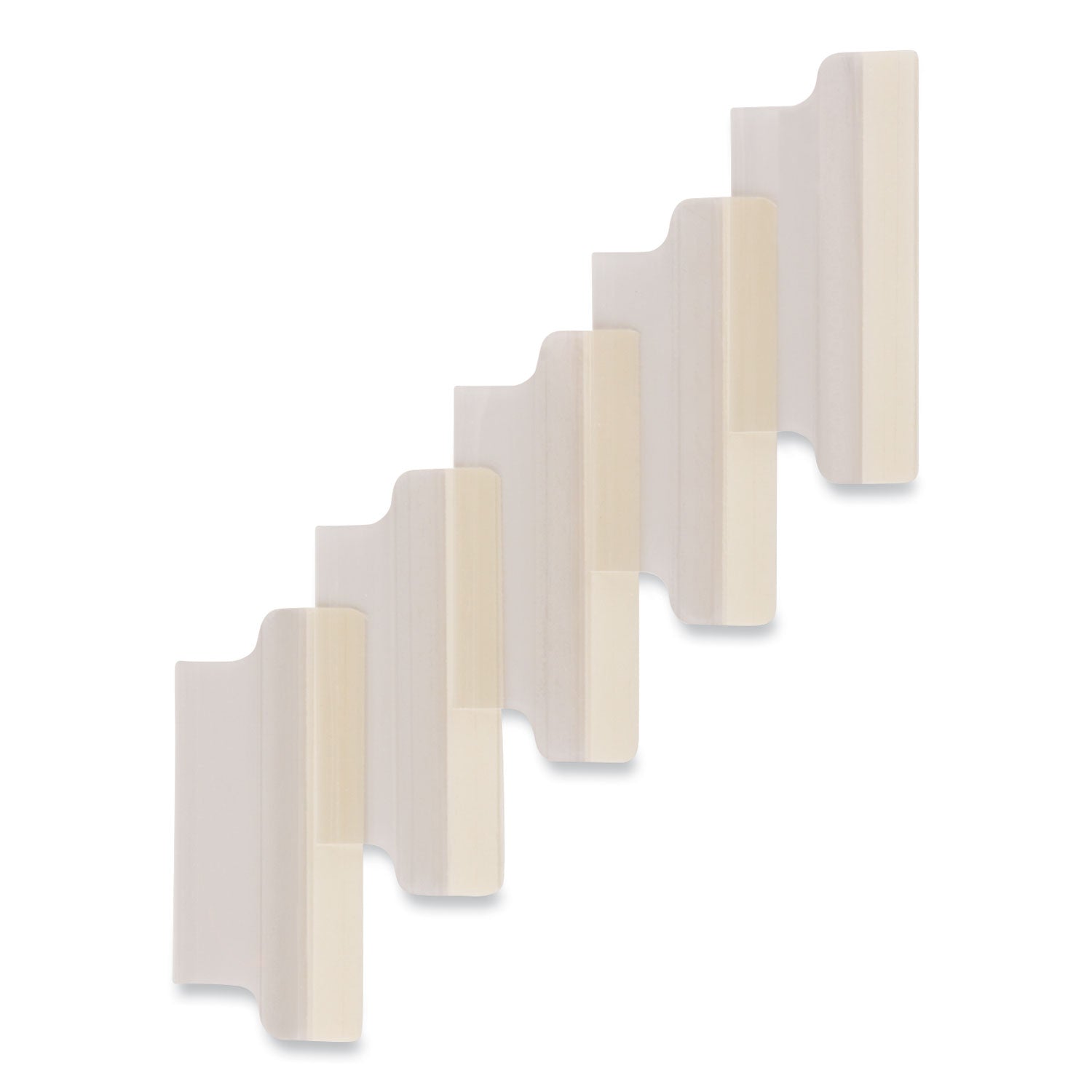 Avery Insertable Index Tabs with Printable Inserts, 1/5-Cut, Clear, 2" Wide, 25/Pack
