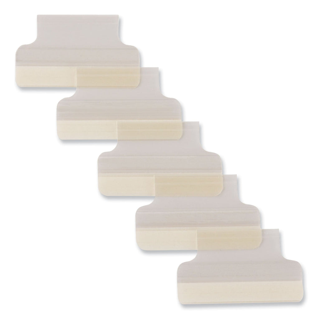 Avery Insertable Index Tabs with Printable Inserts, 1/5-Cut, Clear, 1" Wide, 25/Pack