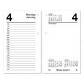 AT-A-GLANCE Desk Calendar Recycled Refill, 3.5 x 6, White Sheets, 2023