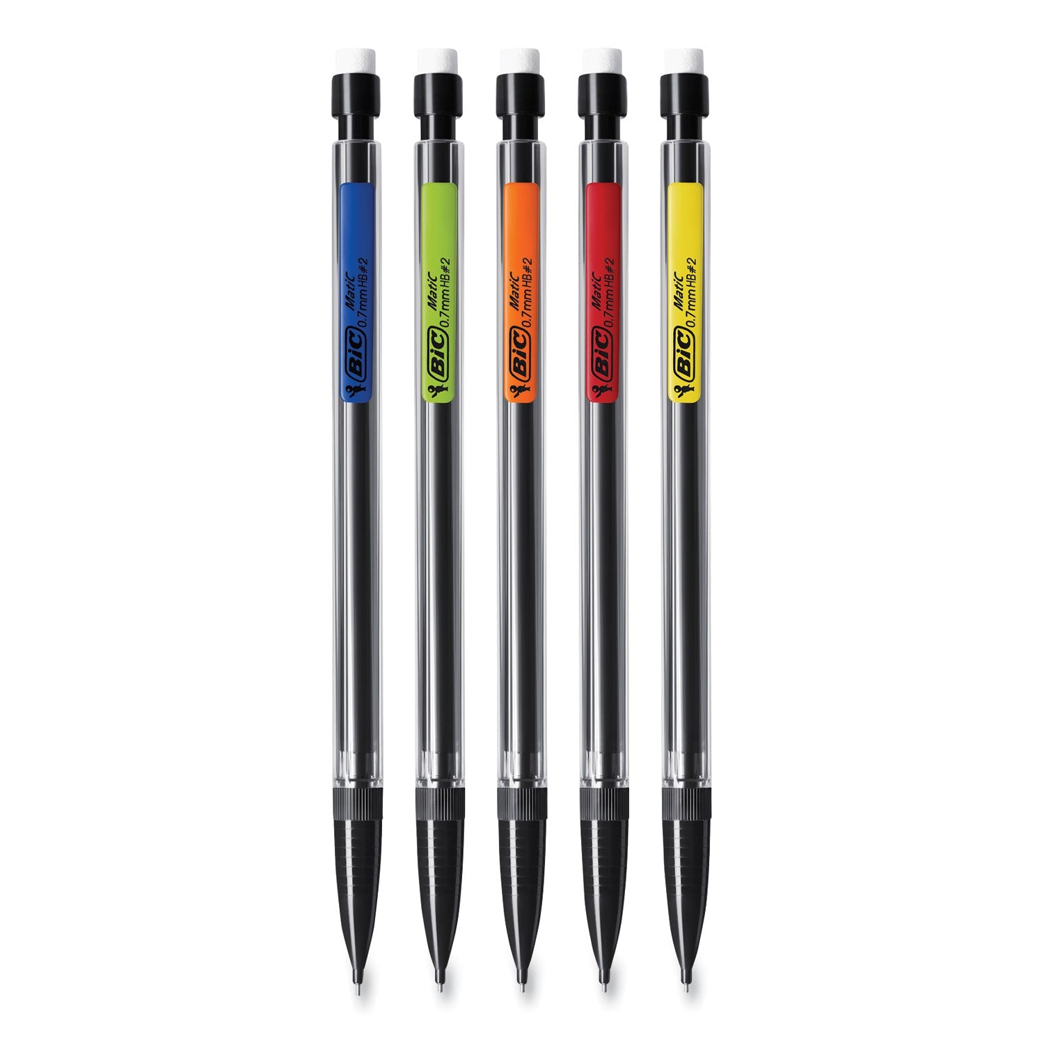 BIC Xtra Smooth Mechanical Pencil Xtra Value Pack, 0.7 mm, HB (#2), Black Lead, Assorted Barrel Colors, 320/Carton