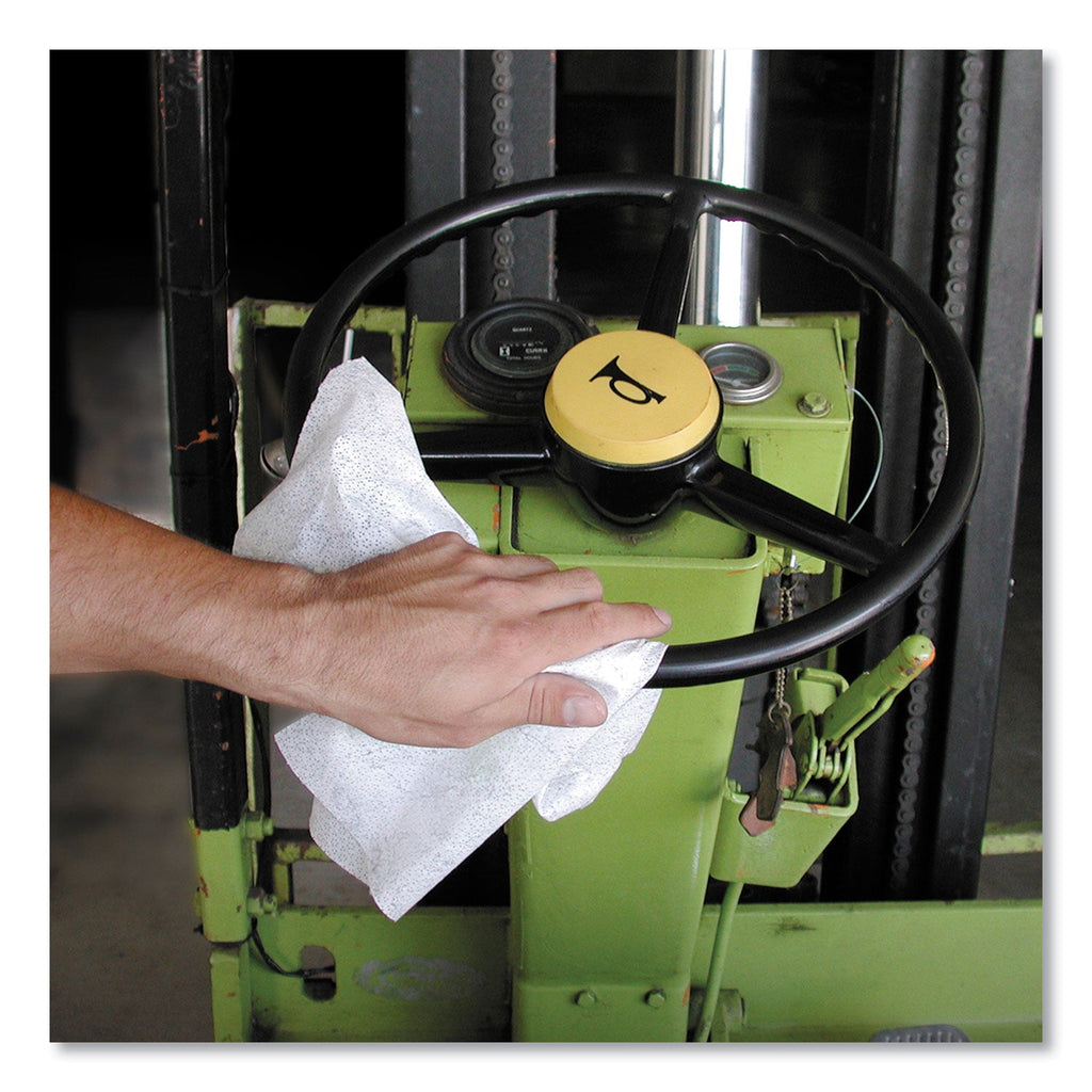 Simple Green Safety Towels, 10 x 11.75, White, Unscented, 75/Canister
