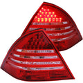 Anzo 2001-2004 Mercedes Benz C Class W203 Taillights Red/Smoke
