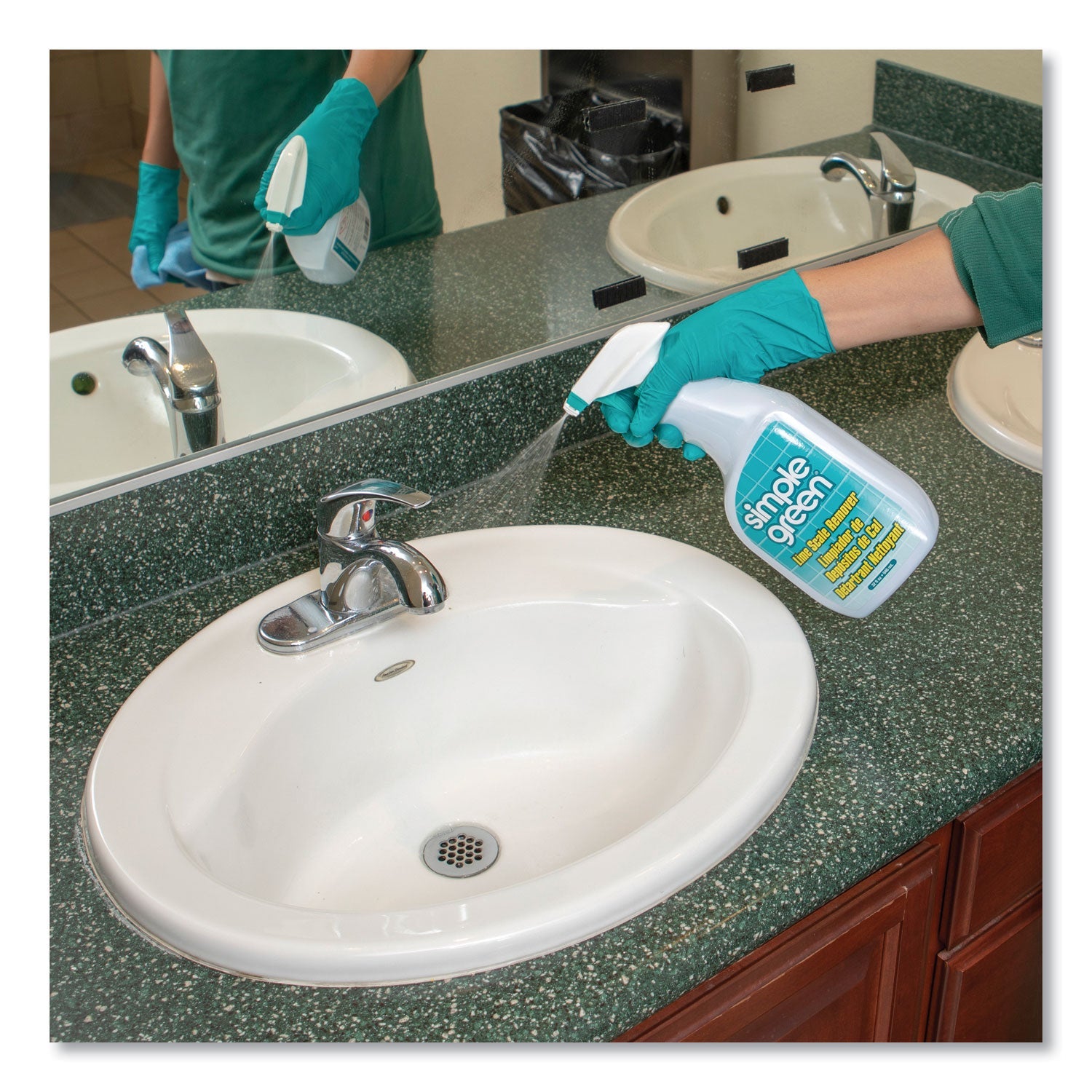 Simple Green Lime Scale Remover, Wintergreen, 32 oz Spray Bottle, 12/Carton