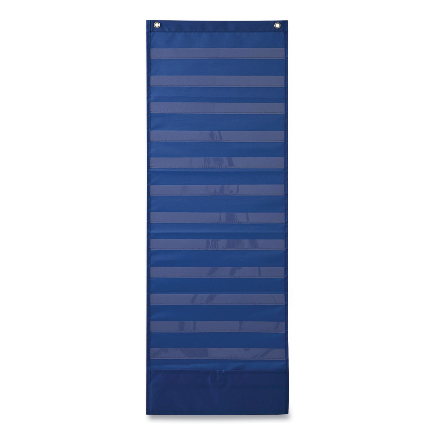 Carson-Dellosa Education Deluxe Scheduling Pocket Chart, 13 Pockets, 13 x 36, Blue