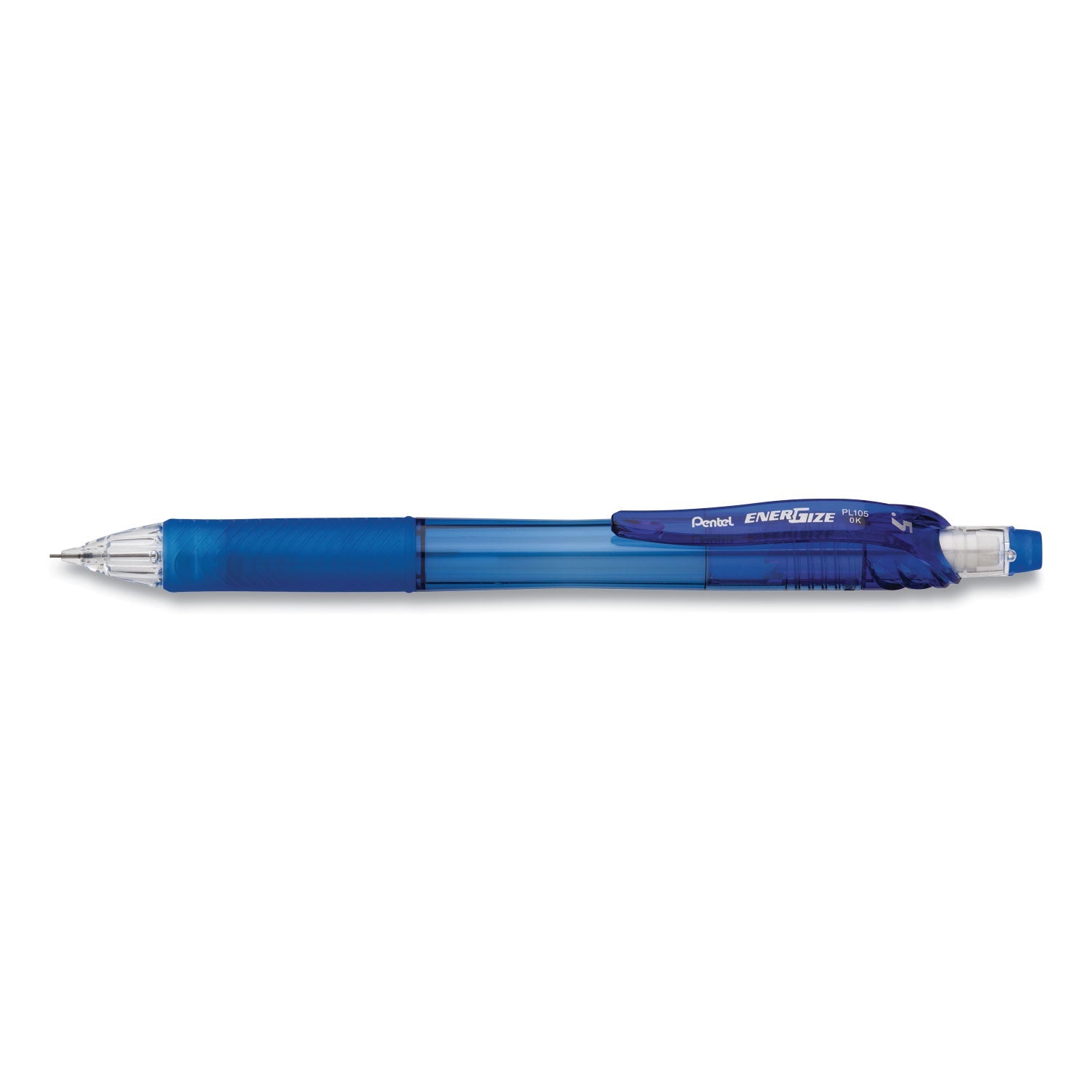 Pentel EnerGize-X Mechanical Pencil, 0.5 mm, HB (#2.5), Black Lead, Blue Barrel, Dozen