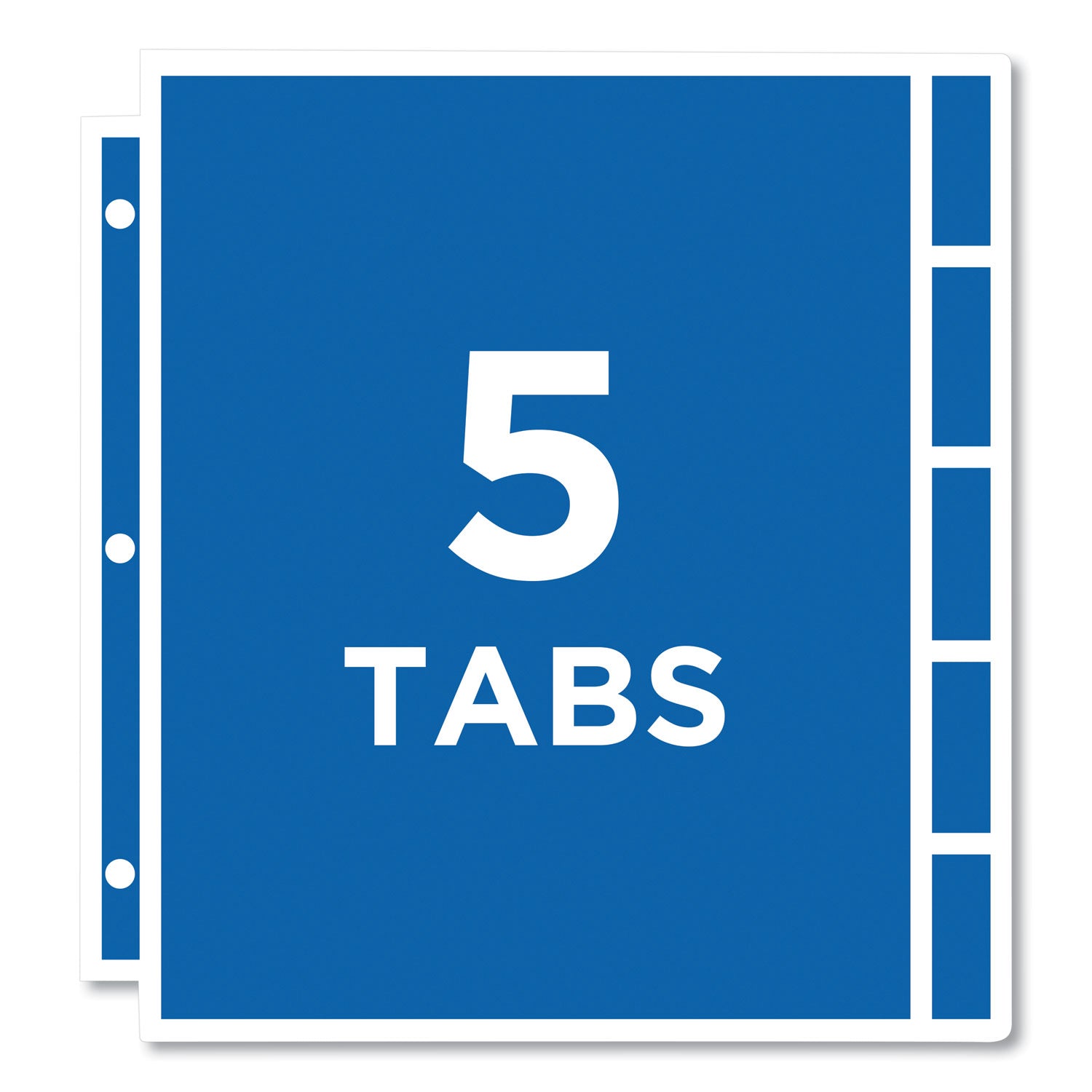 Avery Protect 'n Tab Top-Load Clear Sheet Protectors w/Five Tabs, Letter