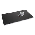 Artistic Rhinolin II Desk Pad with Antimicrobial Protection, 17 x 12, Black
