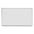 Universal Dry Erase Board, Melamine, 72 x 48, Satin-Finished Aluminum Frame