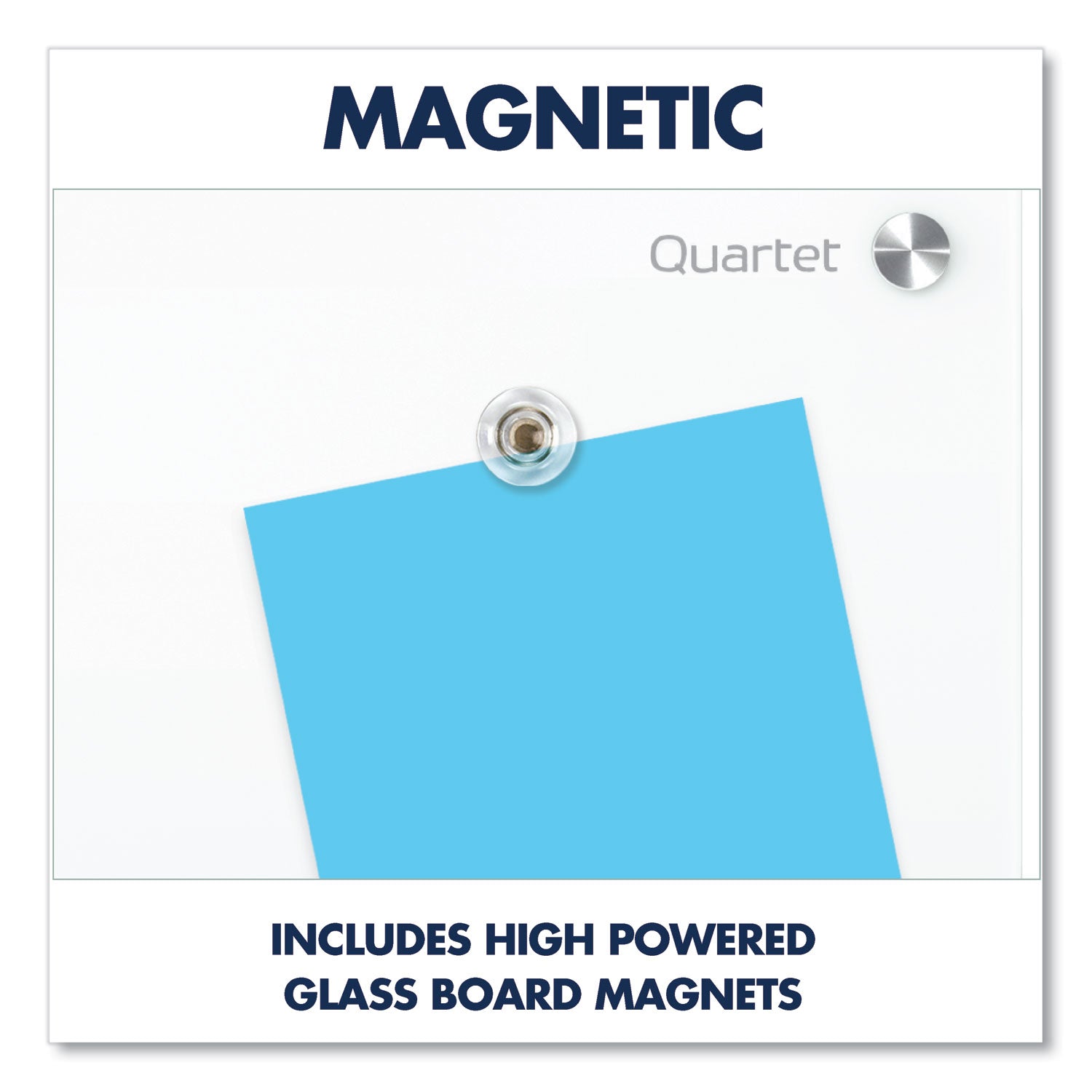 Quartet Brilliance Glass Dry-Erase Boards, 72 x 48, White Surface