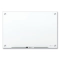 Quartet Brilliance Glass Dry-Erase Boards, 48 x 48, White Surface
