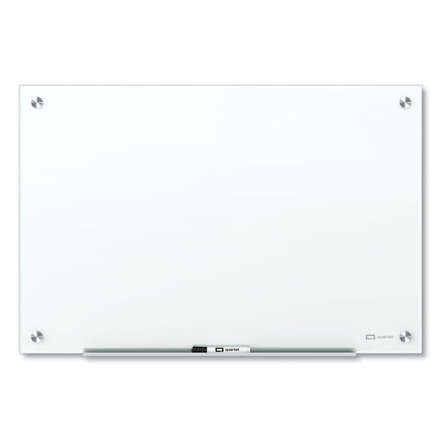 Quartet Brilliance Glass Dry-Erase Boards, 72 x 48, White Surface