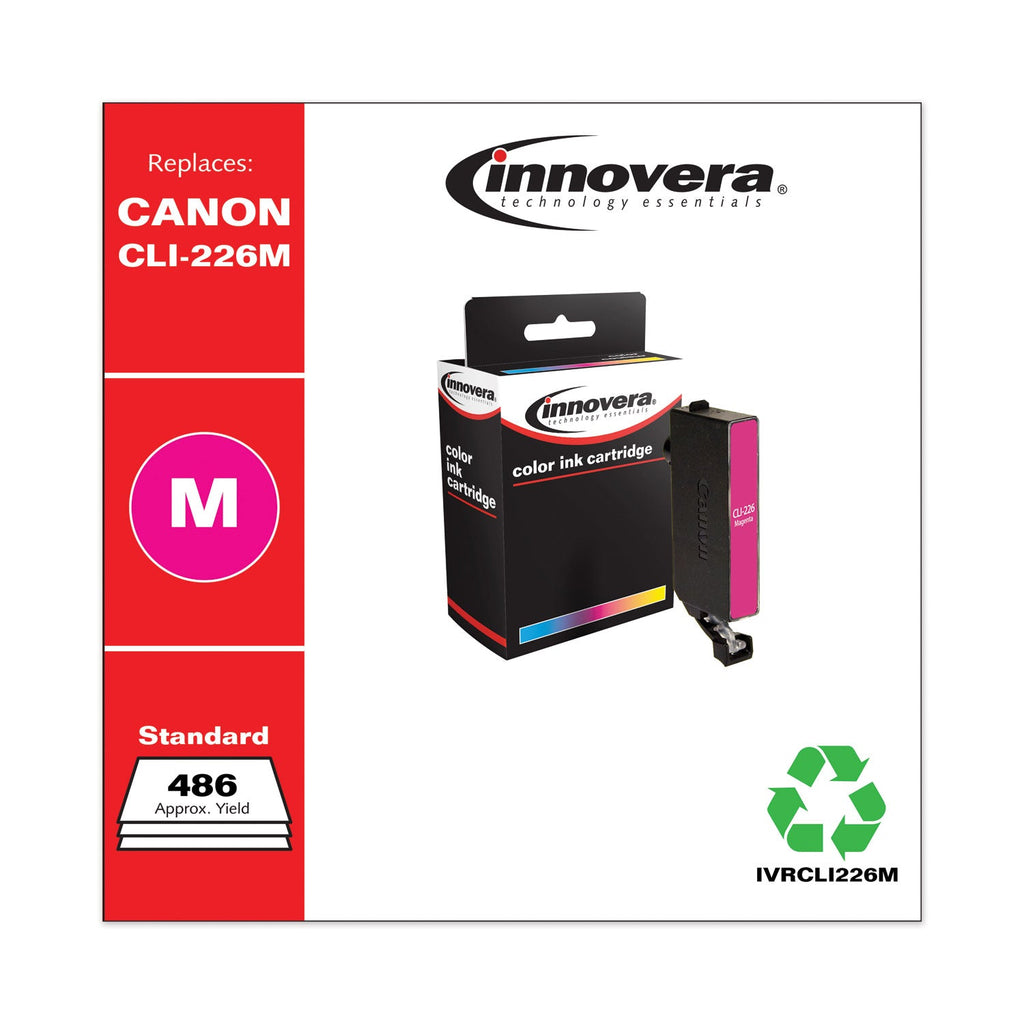 Innovera Remanufactured Magenta Ink, Replacement for CLI-226 (4548B001), 486 Page-Yield
