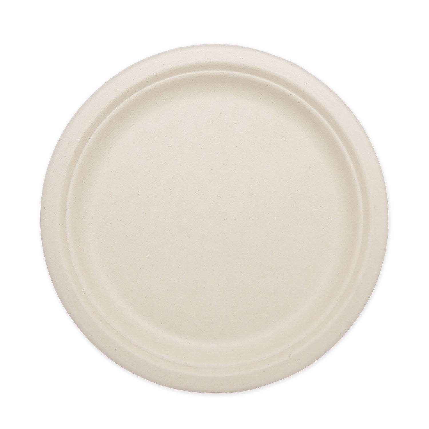 World Centric Fiber Plates, 10" dia, Natural, 800/Carton