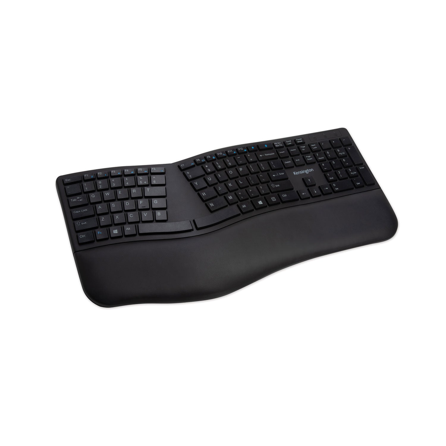 Kensington Pro Fit Ergo Wireless Keyboard, 18.98 x 9.92 x 1.5, Black