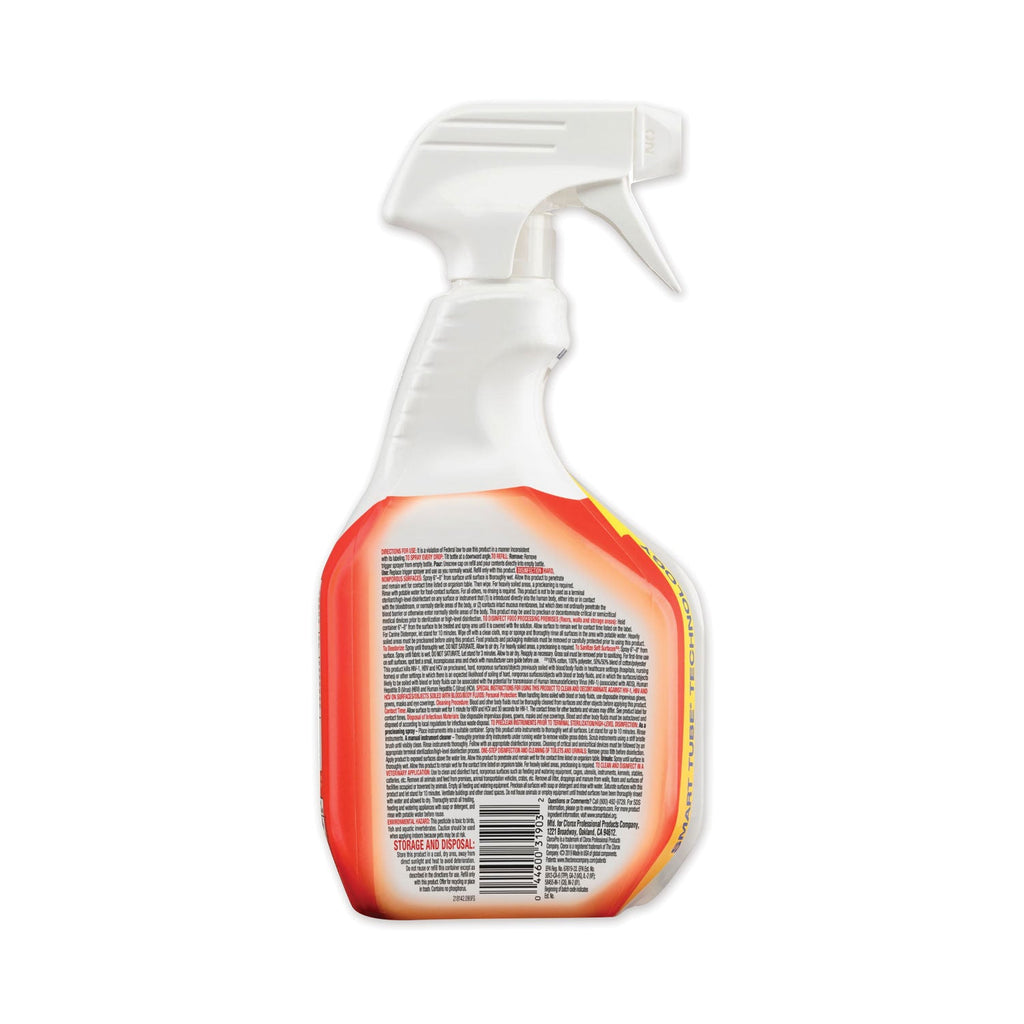 Clorox Disinfecting Bio Stain and Odor Remover, Fragranced, 32 oz Spray Bottle