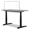 Safco 7516 Series Wellness Panel, 47.5 x 2.5 x 23.5, Acrylic, Clear