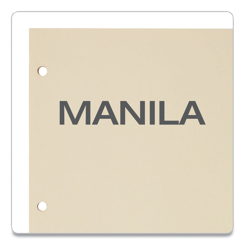 Oxford Write-On Tab Dividers, 5-Tab, 11 x 8.5, Manila, 20 Sets