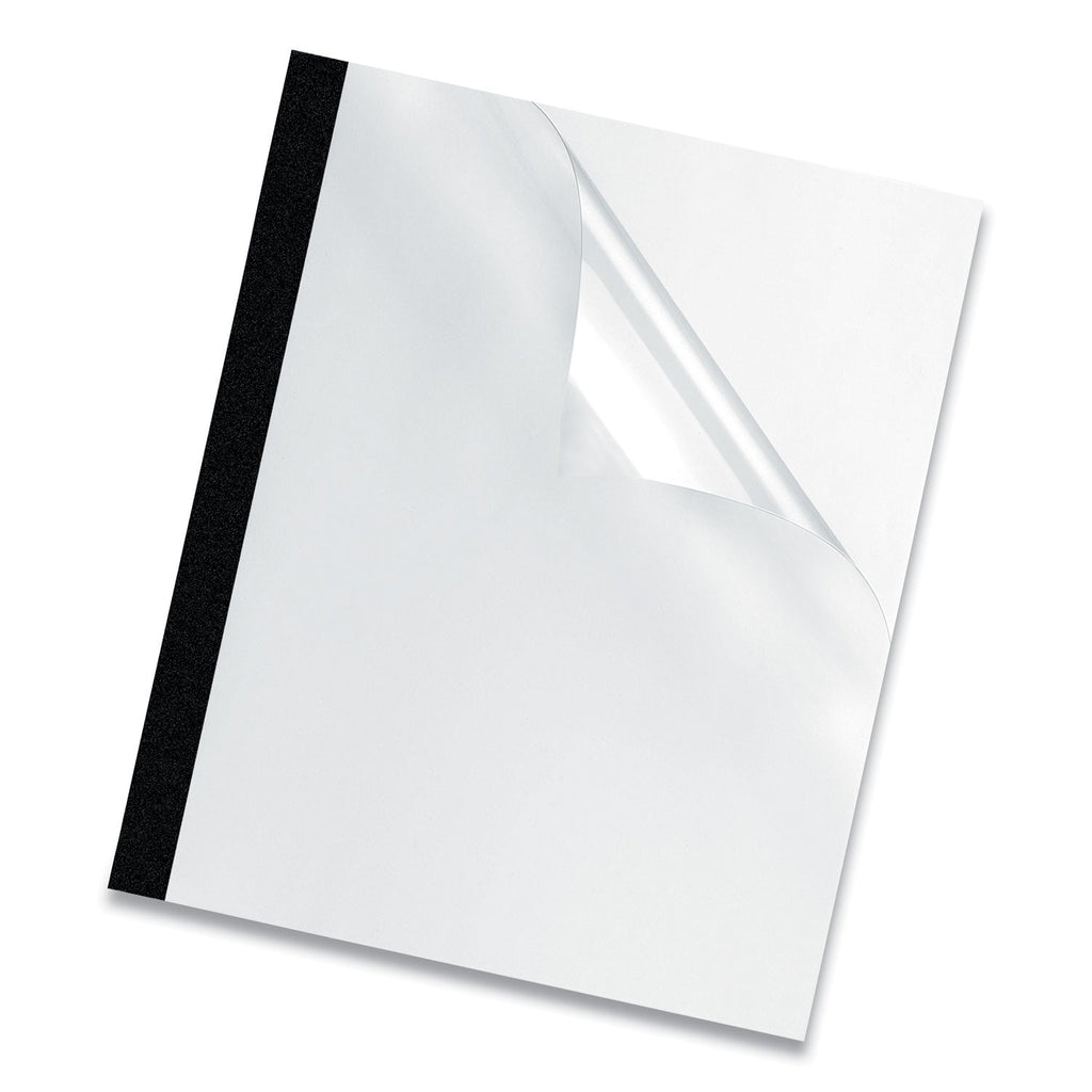 Fellowes Thermal Binding System Presentation Covers, Clear, 61 to 90 Sheet Capacity, 11 x 8.5, Unpunched, 10/Pack