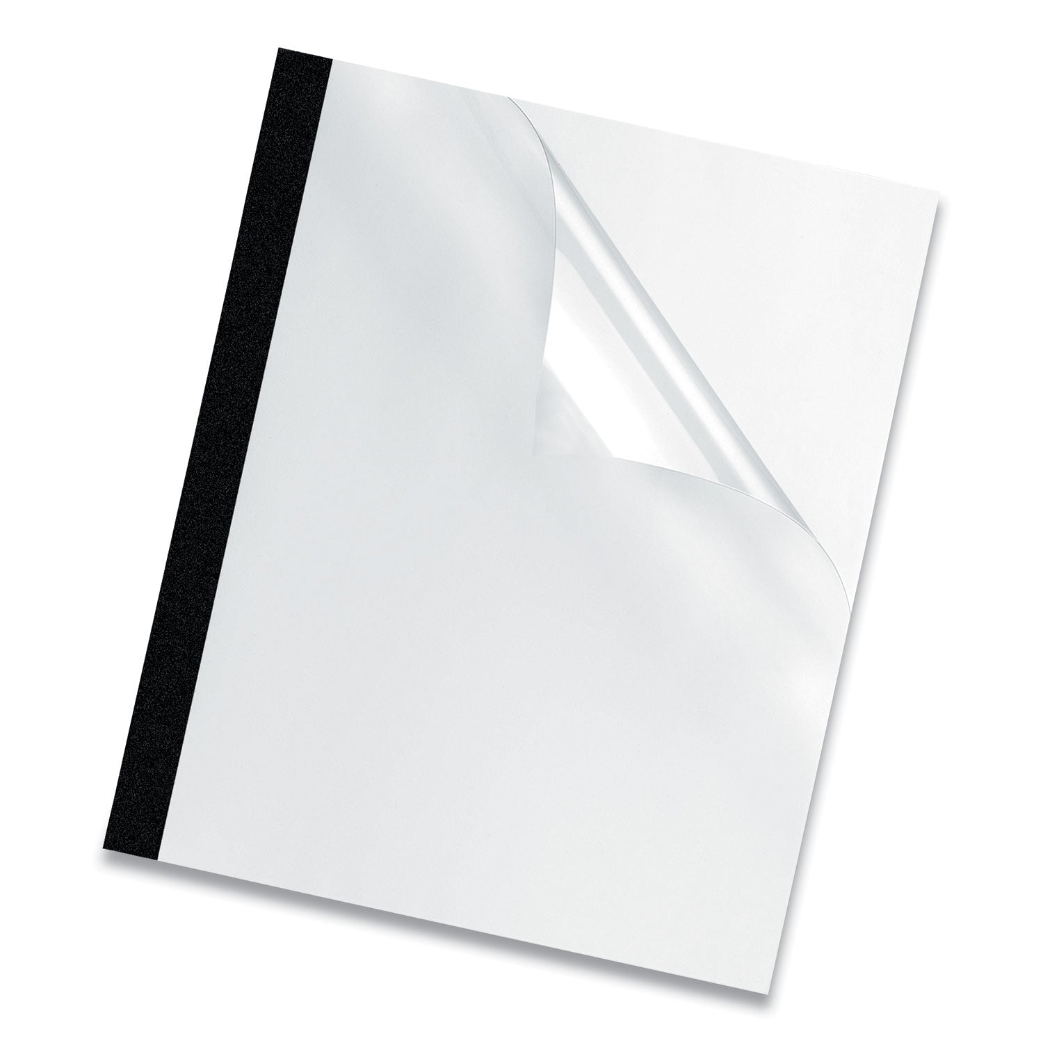 Fellowes Thermal Binding System Presentation Covers, Clear, 61 to 90 Sheet Capacity, 11 x 8.5, Unpunched, 10/Pack