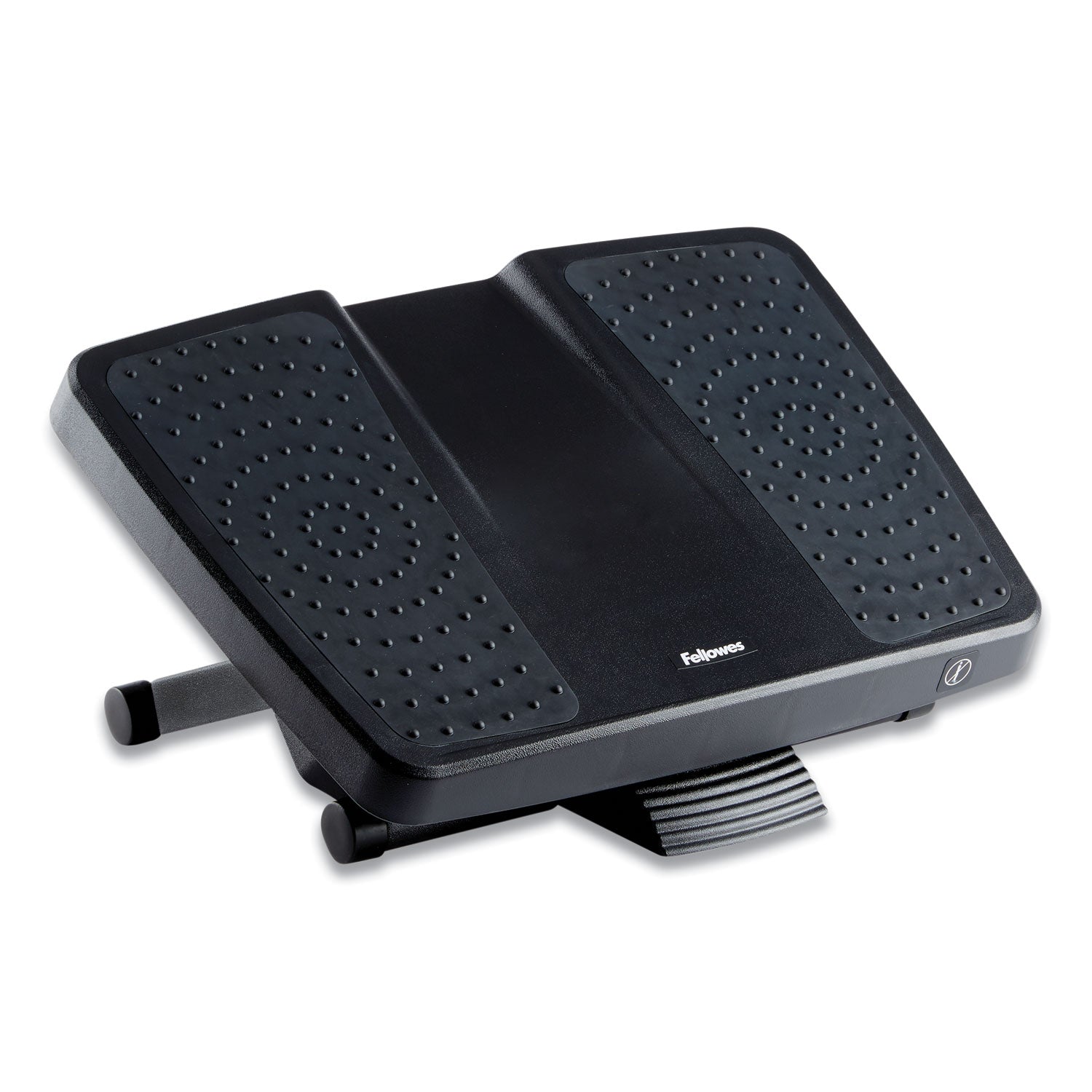 Fellowes Ultimate Foot Support, HPS, 17.75w x 13.25d x 4 to 6.5h, Black/Gray