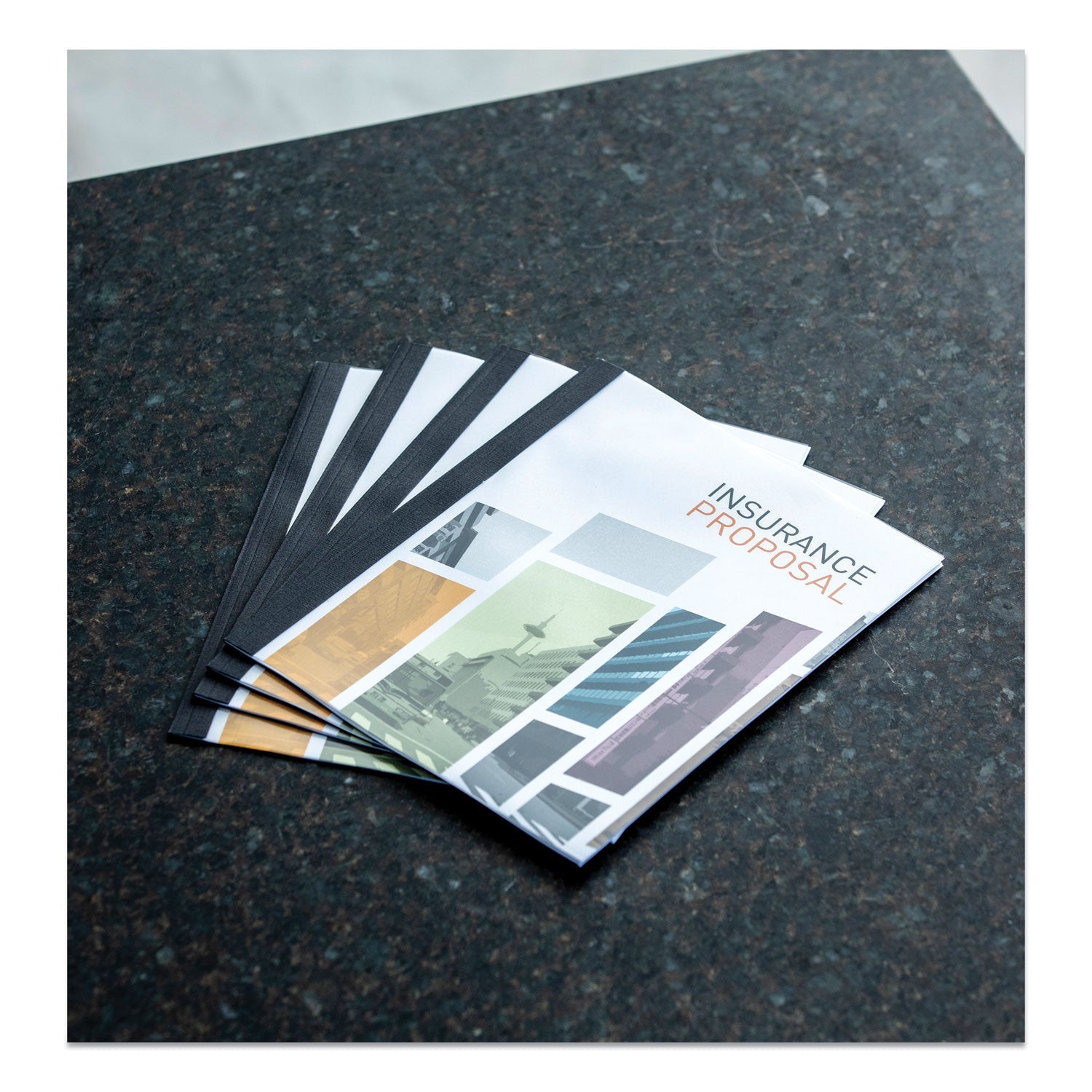 Fellowes Thermal Binding System Presentation Covers, Clear, 61 to 90 Sheet Capacity, 11 x 8.5, Unpunched, 10/Pack