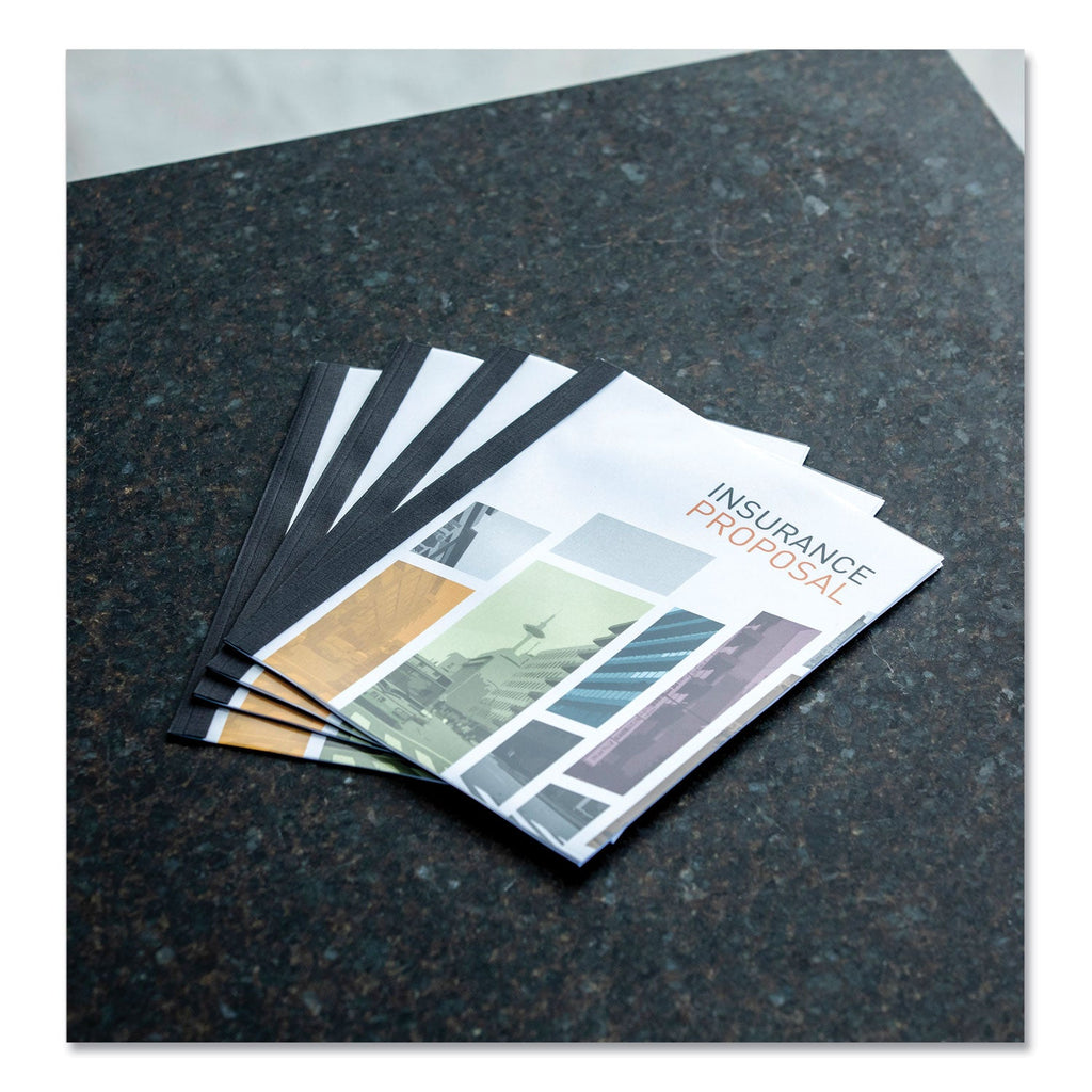 Fellowes Thermal Binding System Presentation Covers, Clear, 91 to 120 Sheet Capacity, 11 x 8.5, Unpunched, 10/Pack