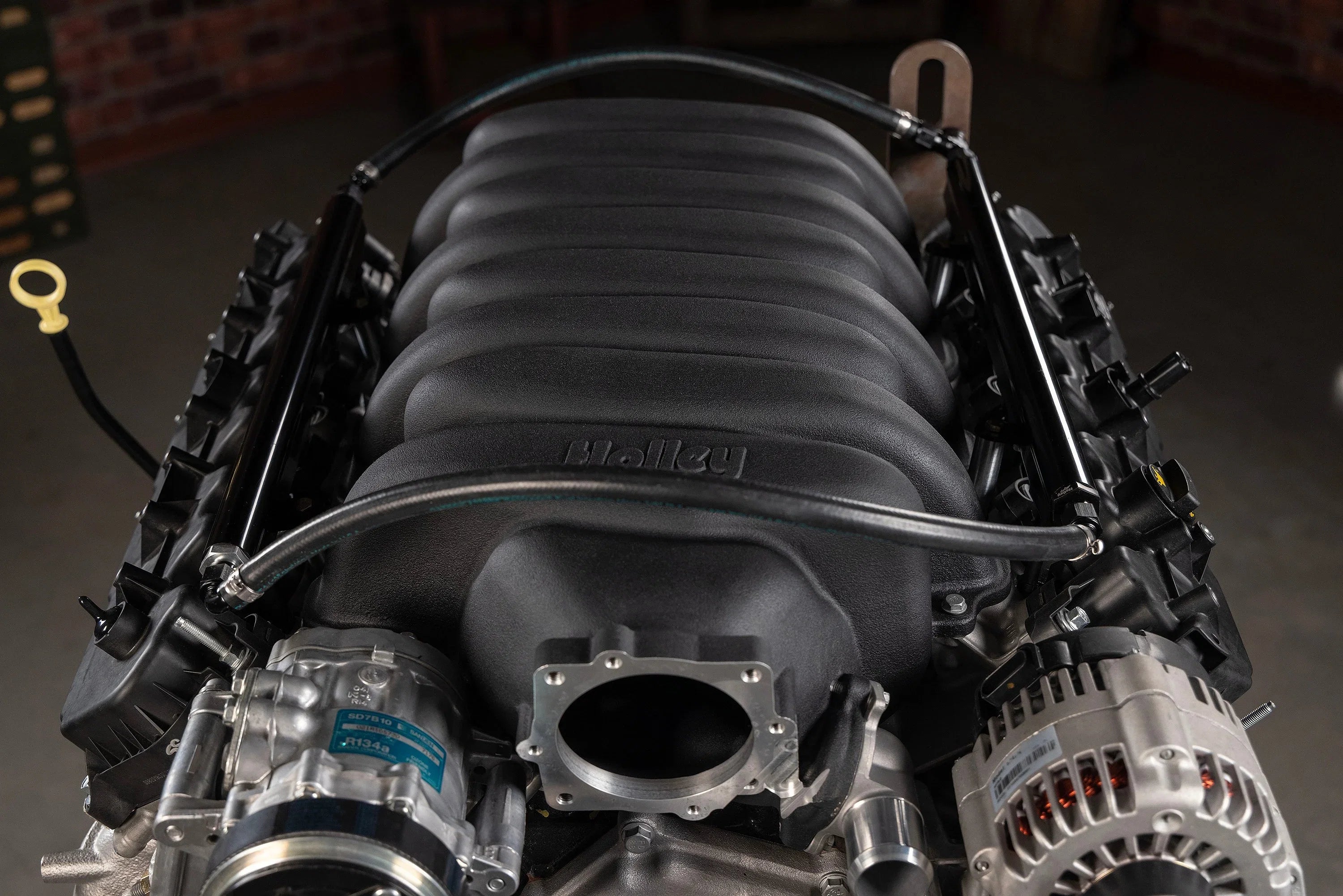 Holley Godzilla Low Profile Intake Manifold - Black