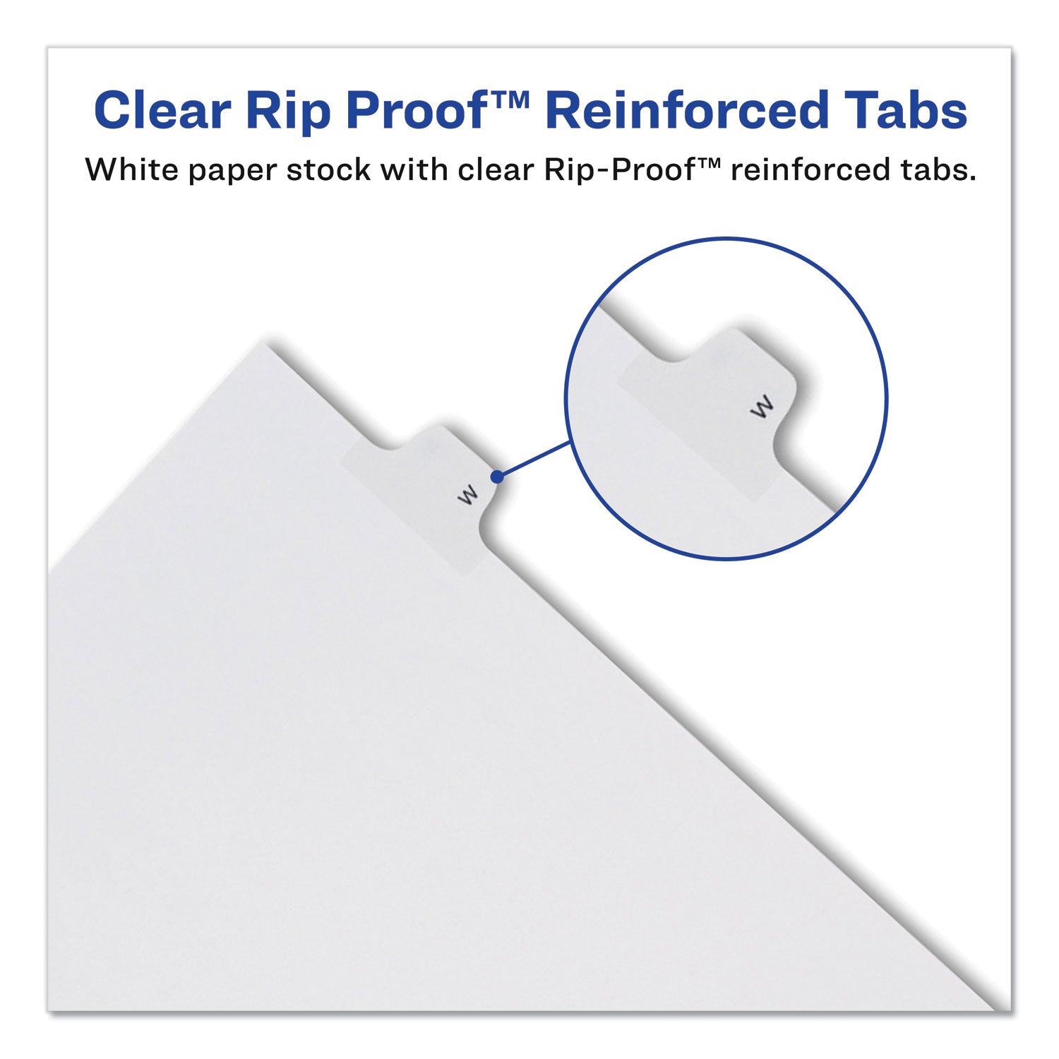 Avery Preprinted Legal Exhibit Side Tab Index Dividers, Allstate Style, 26-Tab, E, 11 x 8.5, White, 25/Pack