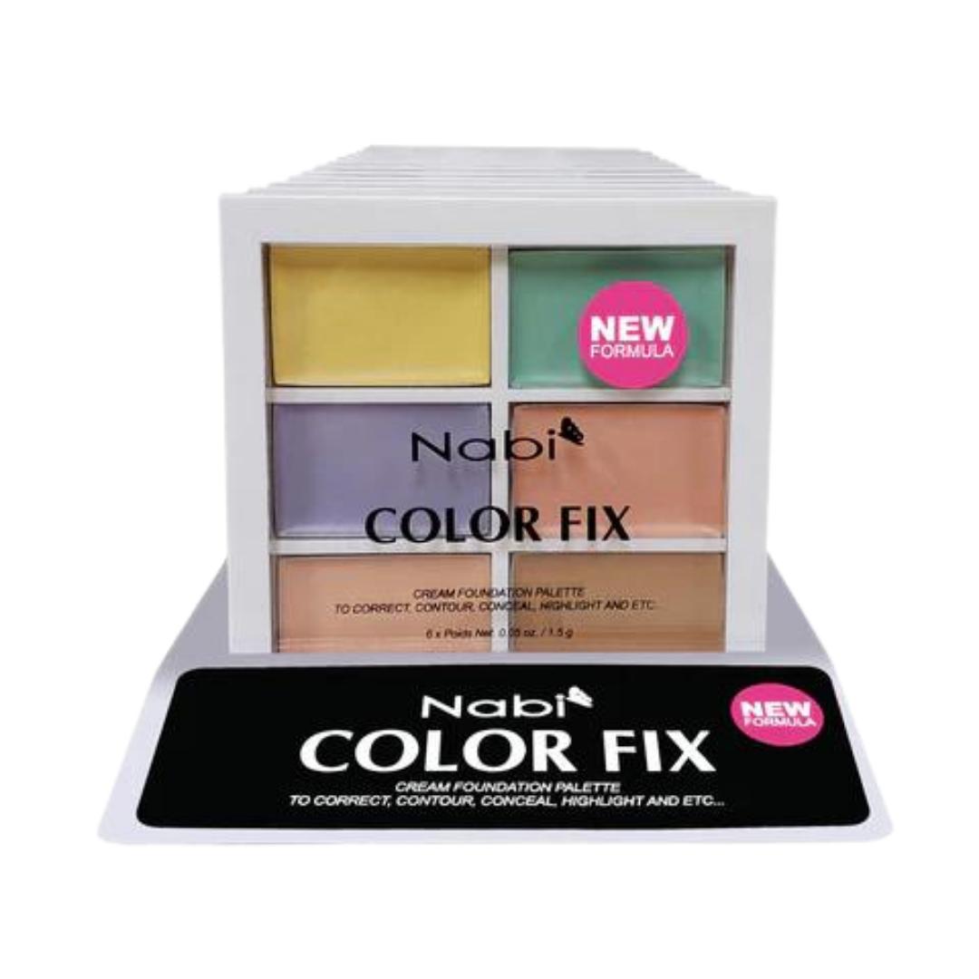 Nabi Color Fix Cream Foundation Palette – Correct, Contour & Highlight