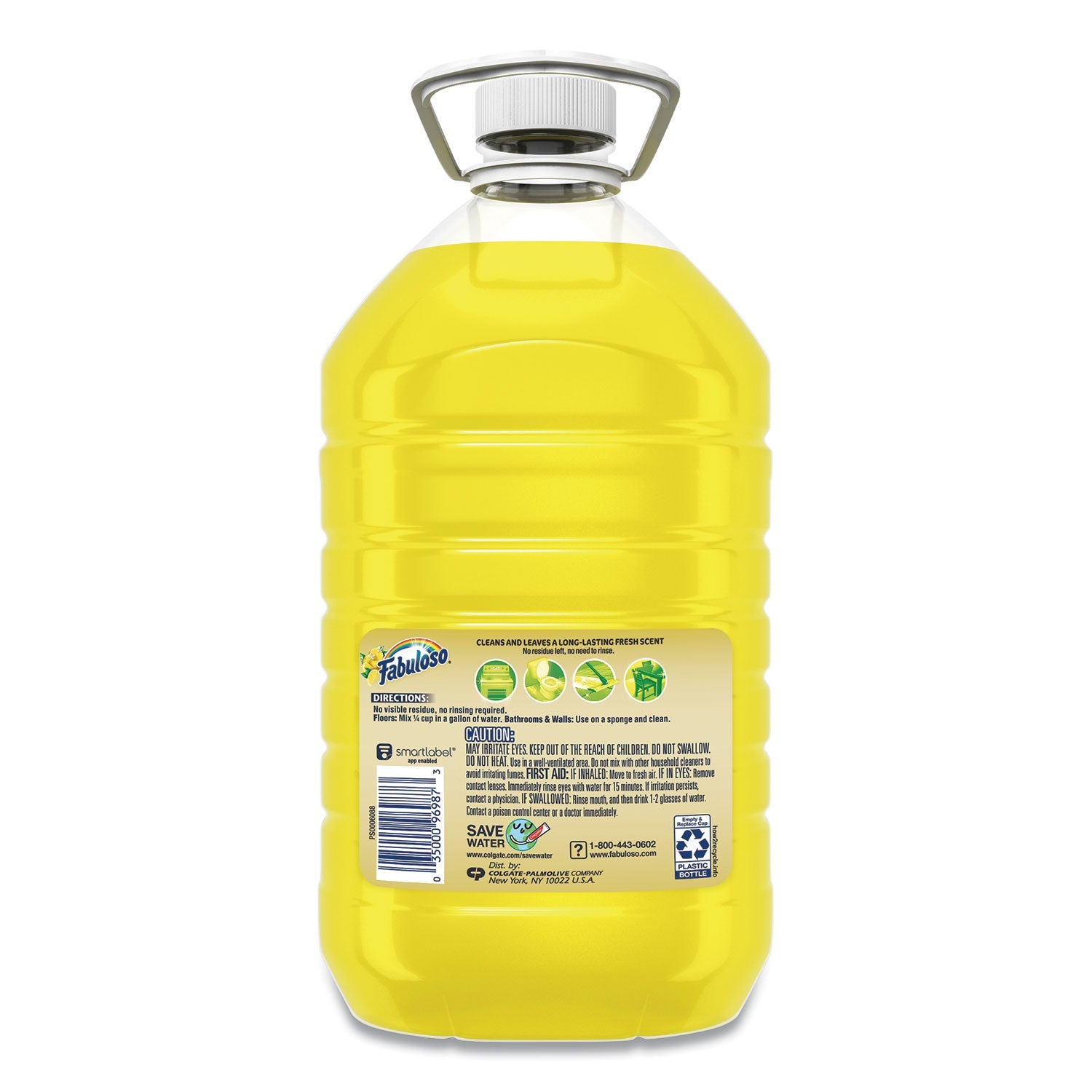 Fabuloso Multi-use Cleaner, Lemon Scent, 169 oz Bottle, 3/Carton