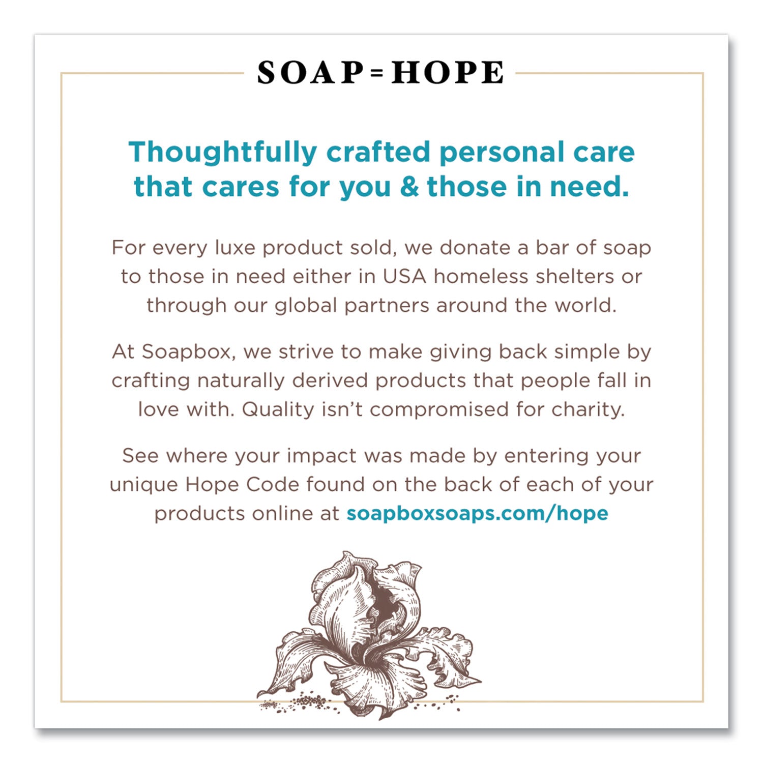 Soapbox Hand Soap, Vanilla and Lily Blossom, 12 oz Pump Bottle, 3/Box