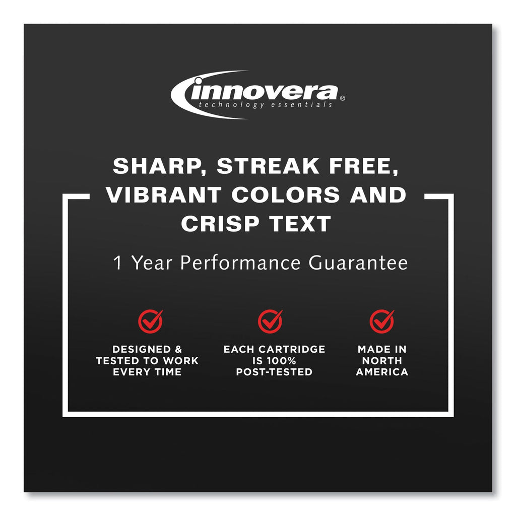 Innovera Remanufactured Black High-Yield Ink, Replacement for LC203BK, 550 Page-Yield