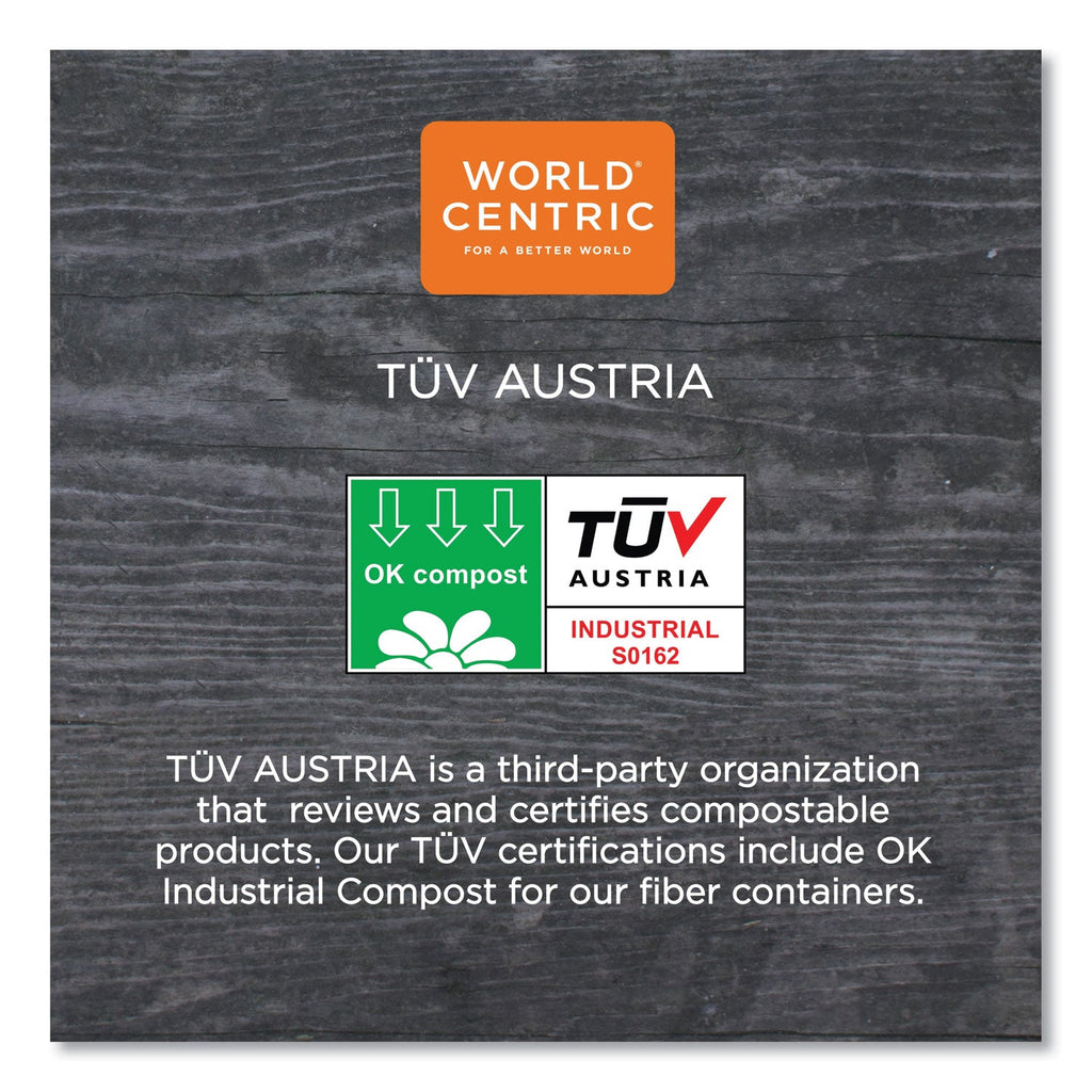 World Centric Fiber Plates, 10" dia, Natural, 800/Carton