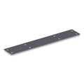 HON Mod Flat Bracket to Join 24"d Worksurfaces to 30"d Worksurfaces to Create an L-Station, Graphite